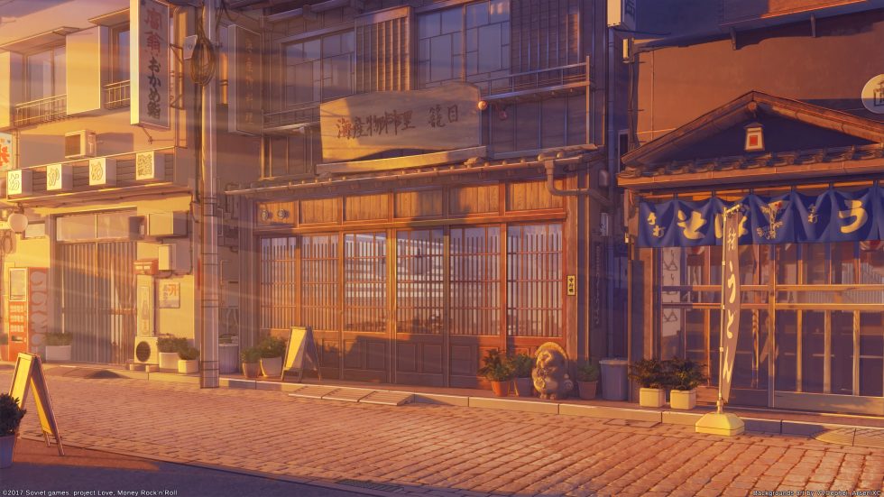 日本街景黄昏时光4K动漫壁纸 免费下载-紫媛壁纸网